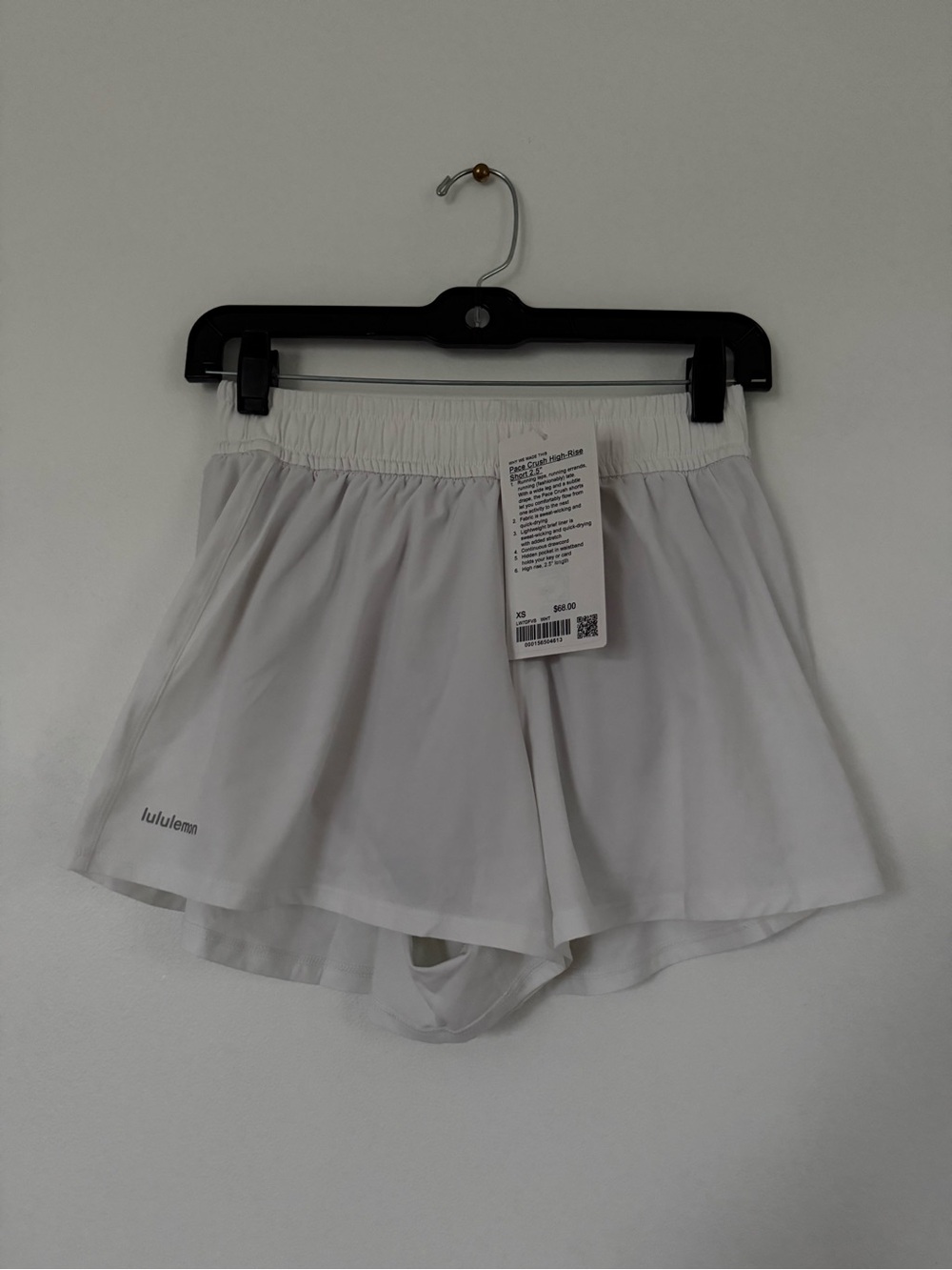 lululemon athletica pace crush White Women's Athletic Shorts